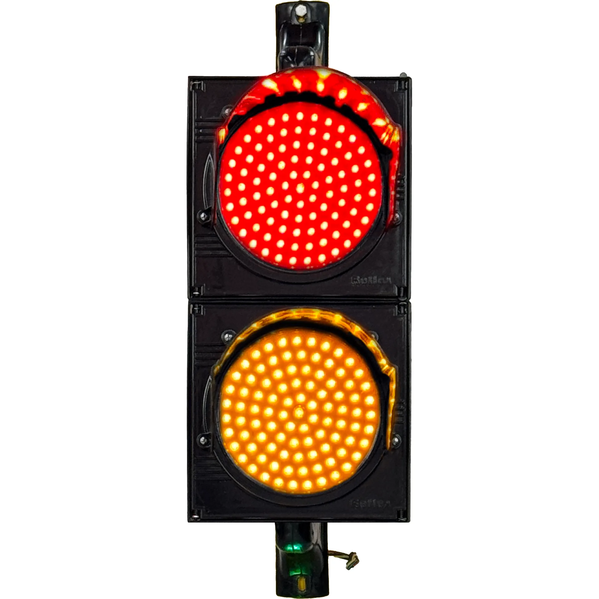 Semaforo Intermitente LED | 1 y 2 Luces, 110V IP60 | Reflex Fabricado en policarbonato de alto impacto