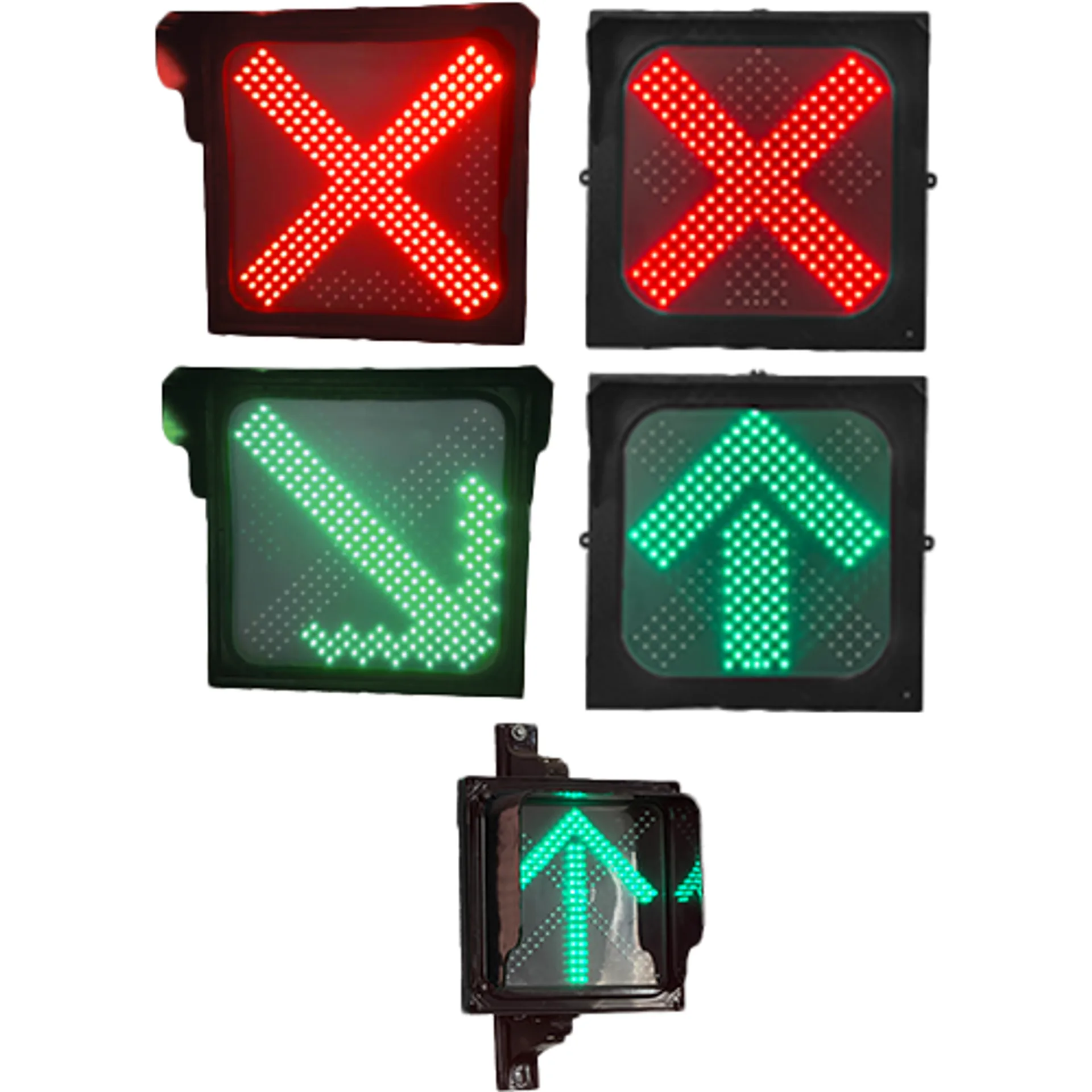 Flecha Cruz Led Señal de carril reversible LED para peajes y…