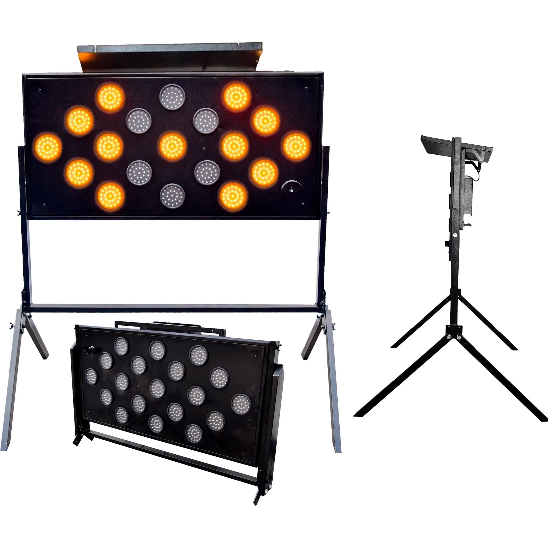 Flecha luminosa con panel solar Tablero de 120x60x6cm