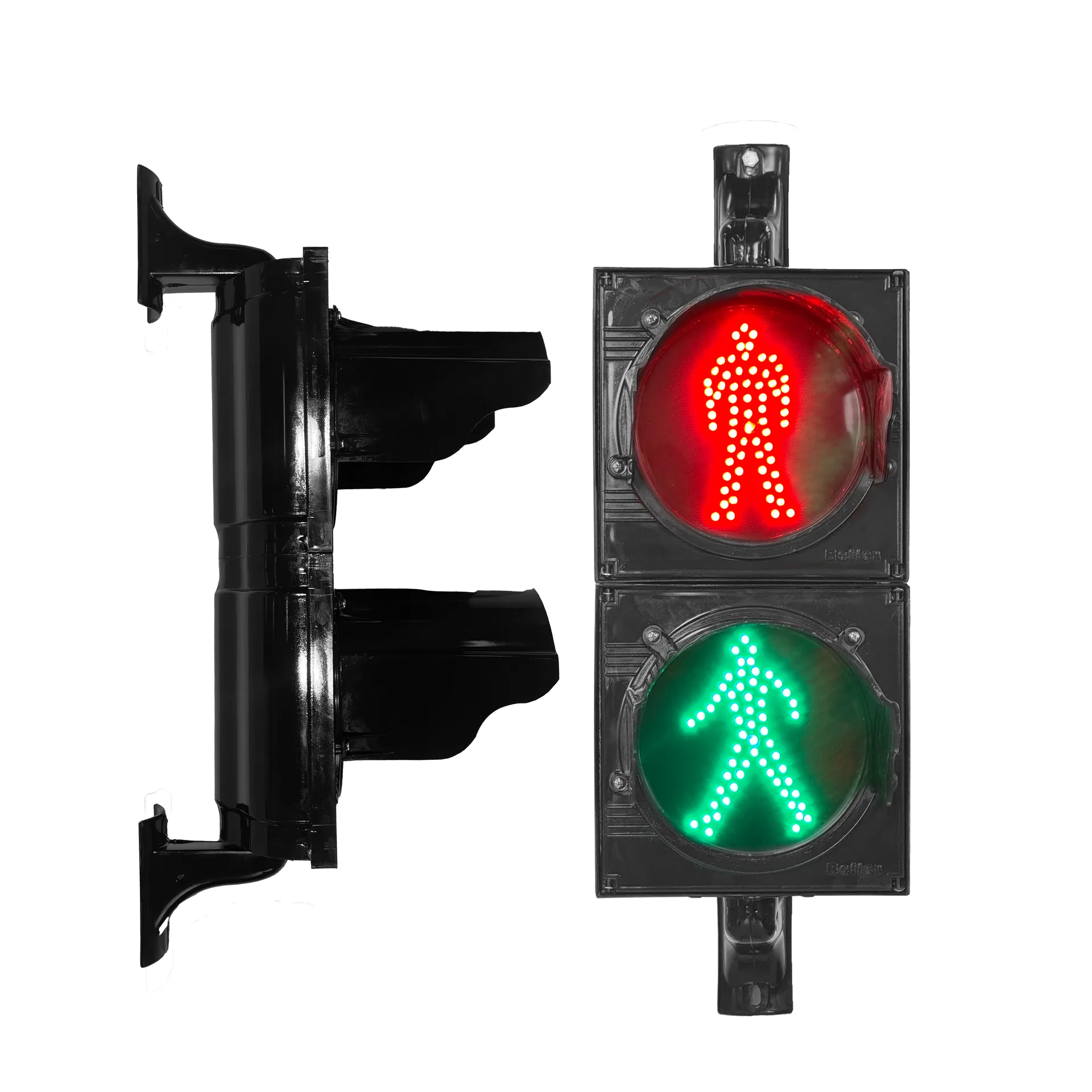 Semáforo peatonal fijo D=200mm Utilizado para controlar el cruce de peatones…